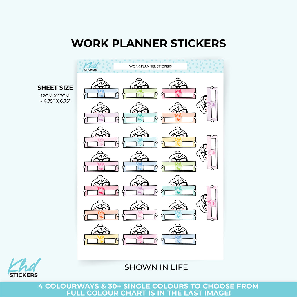 Leona - Work Stickers Vinyl