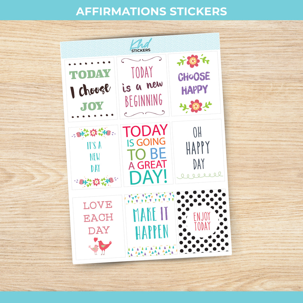 Affirmations & Quotes  Stickers