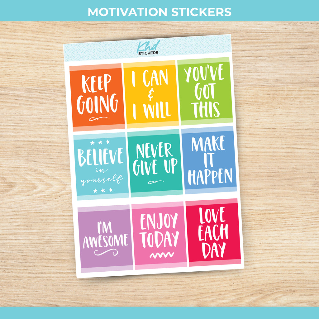 Motivation Stickers