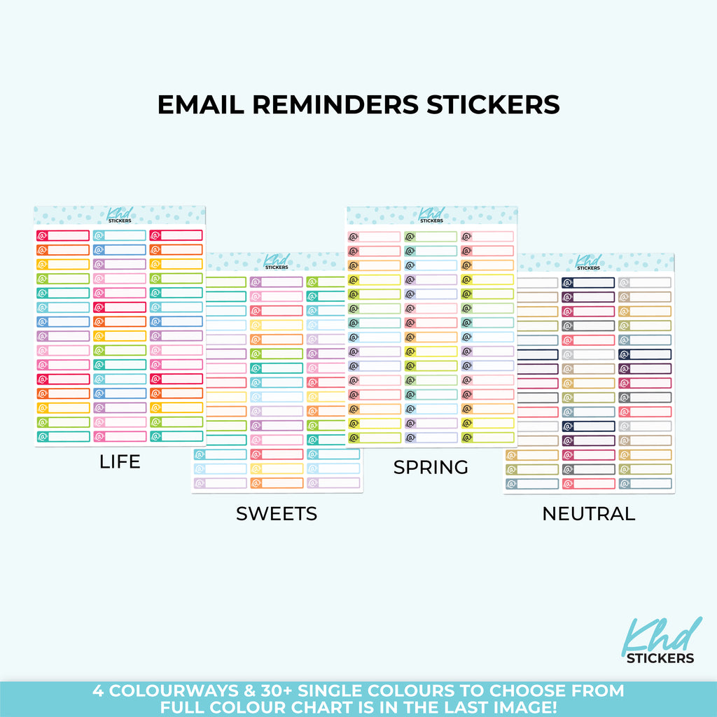 Email @ Reminders Vinyl - Removable