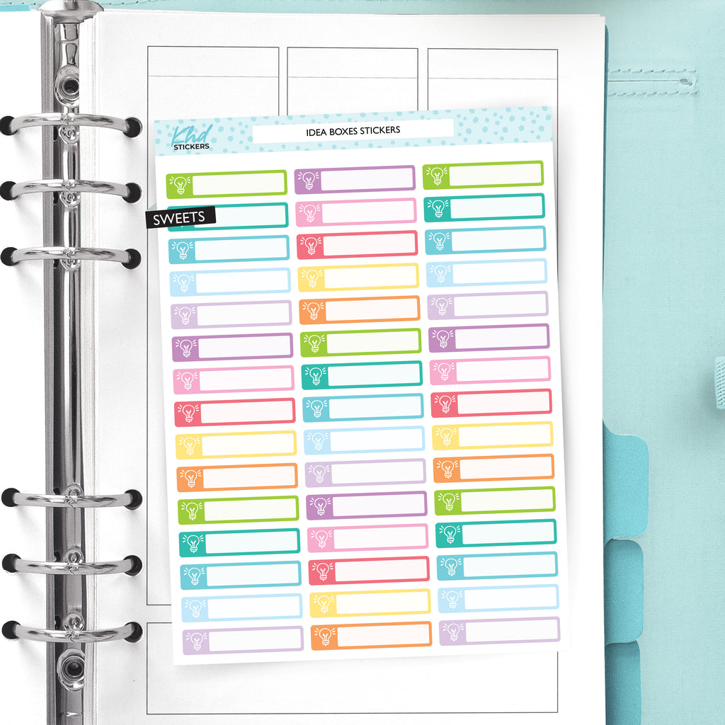 Idea Reminders Vinyl - Removable