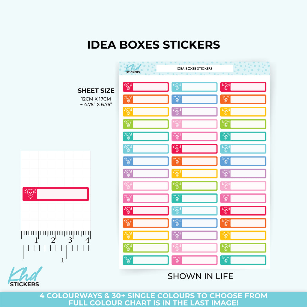 Idea Reminders Vinyl - Removable