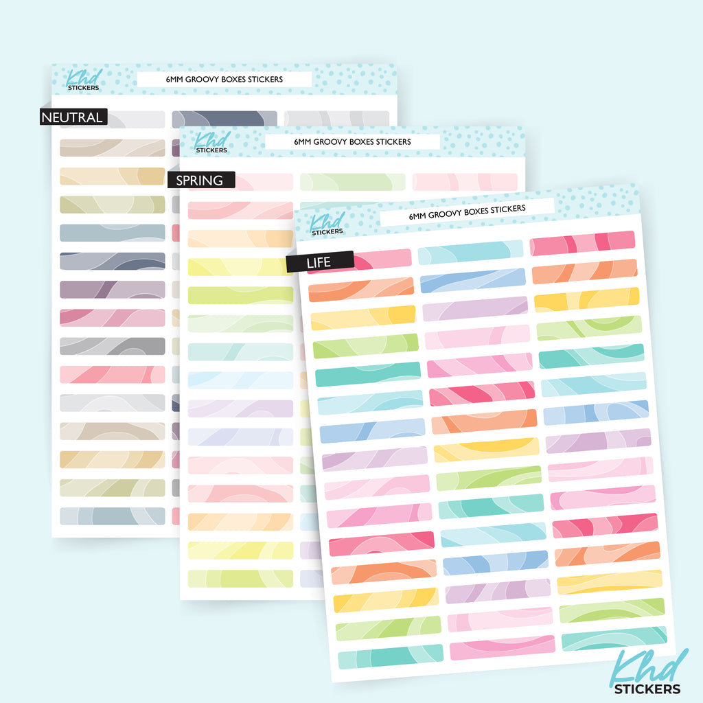 Blank Swirl Headers Vinyl - Removable