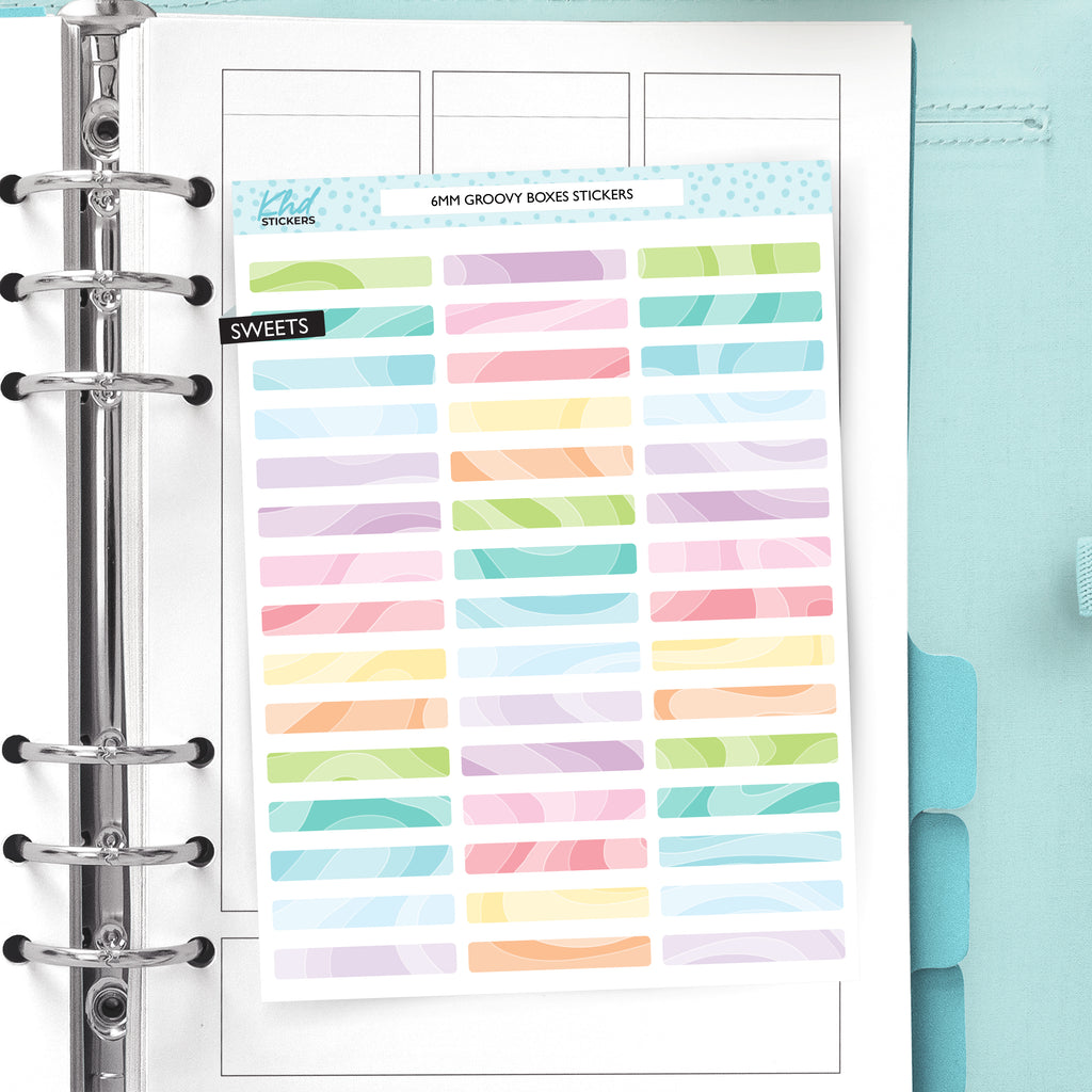Blank Swirl Headers Vinyl - Removable