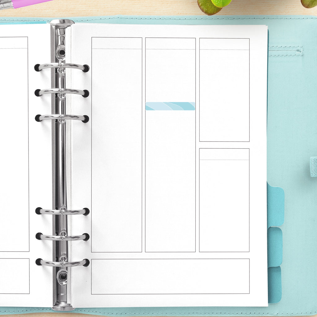 Blank Swirl Headers Vinyl - Removable