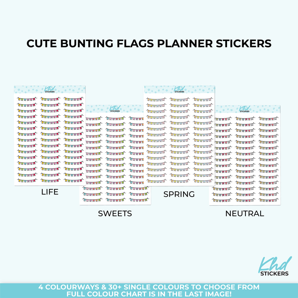 Cute Flag Decorative Stickers LIFE