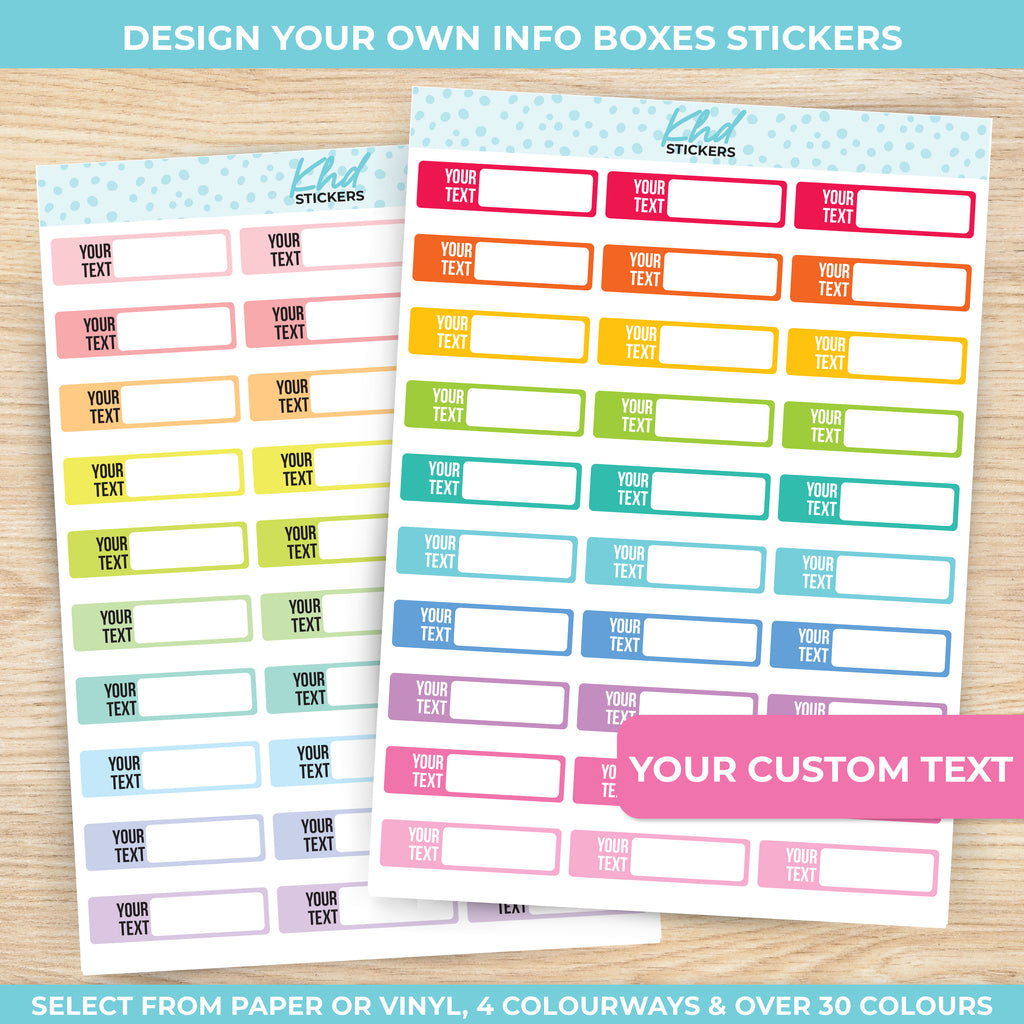 Design Your Own Appointment Reminder Stickers Vinyl - Removable