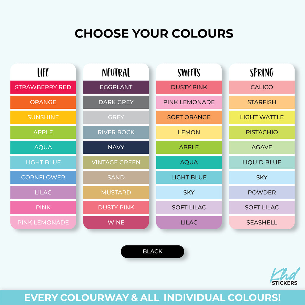 Reboot Day Script Planner Stickers Small