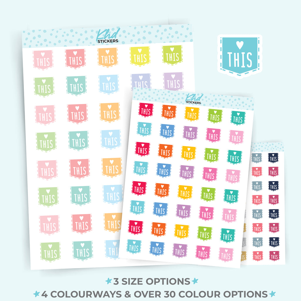 Heart This Planner Stickers Small