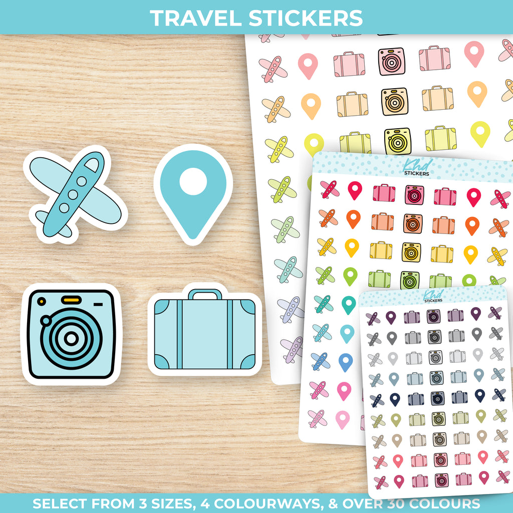 Travel Stickers Small