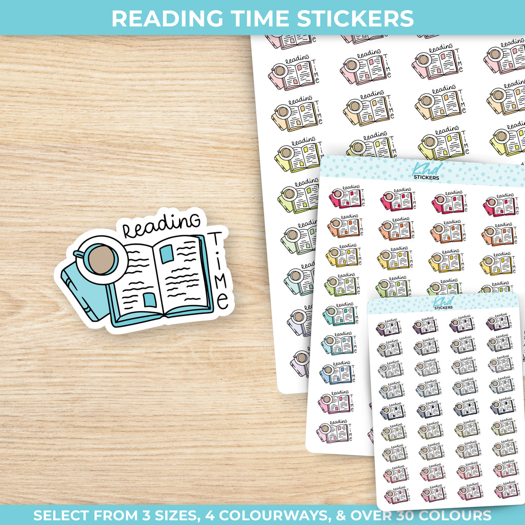 Reading Time Stickers Small