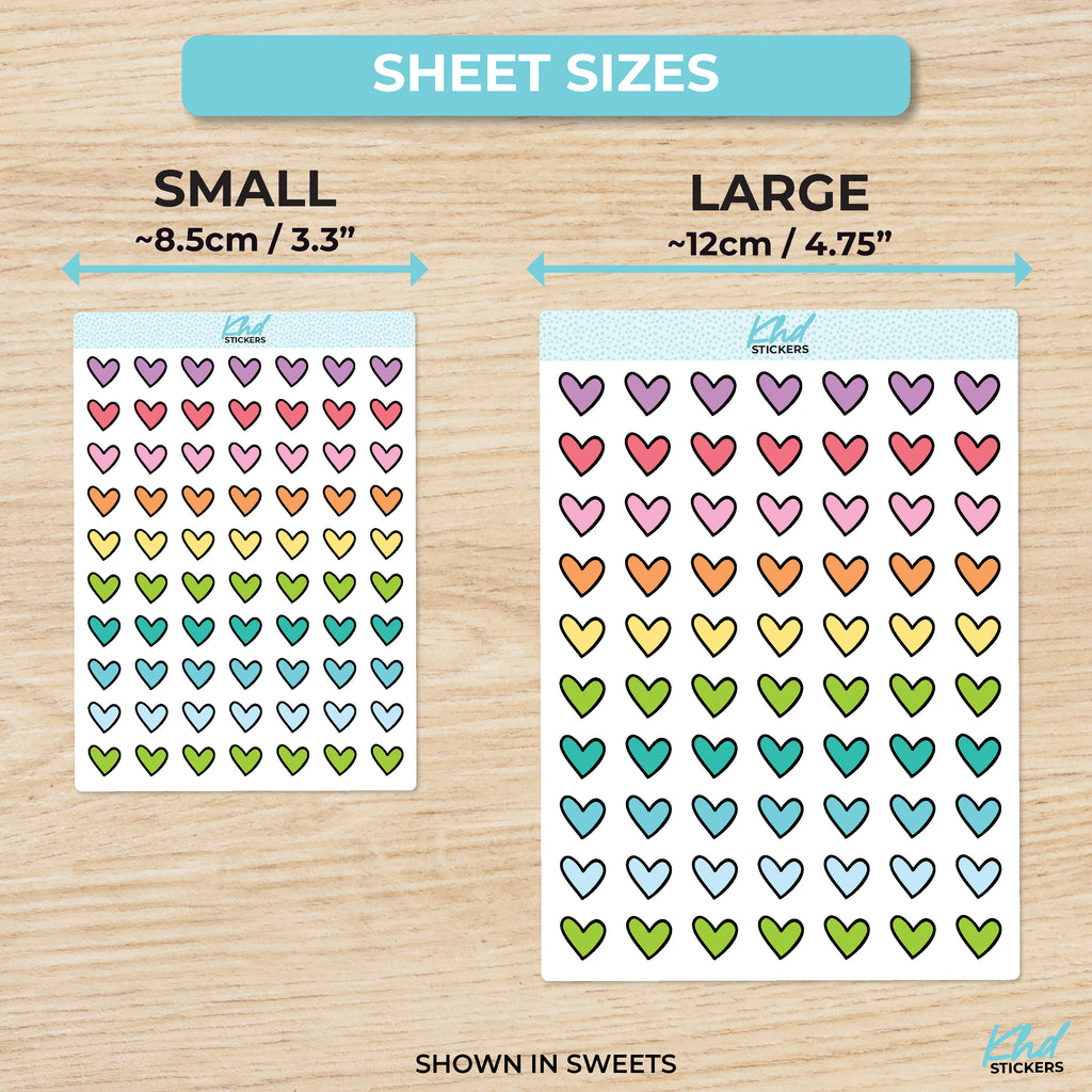 Small or Large Hearts Small