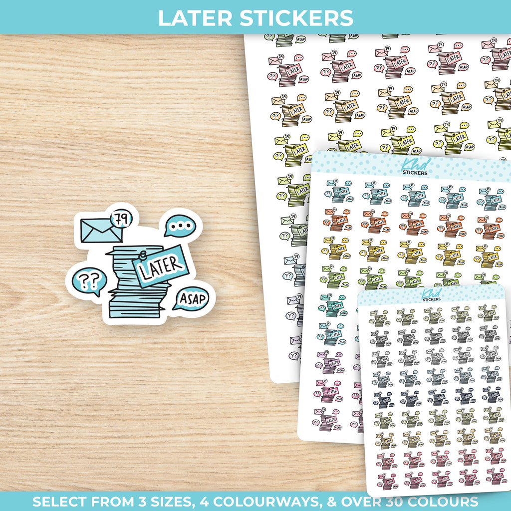 Later Stickers Planner Stickers Small