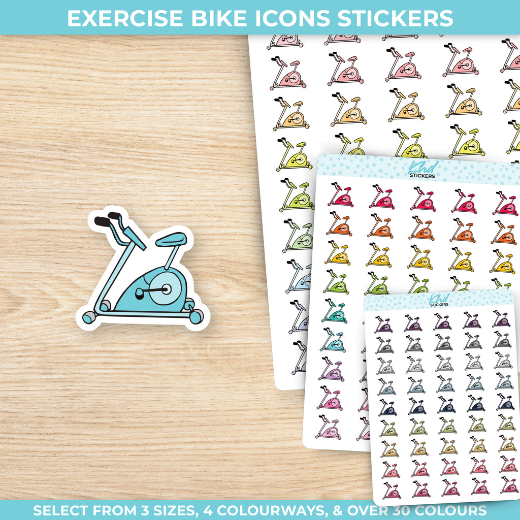 Exercise Bike Planner Stickers Small