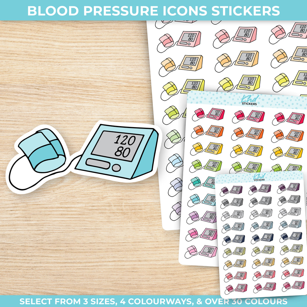 Blood Pressure Monitor Icons Small