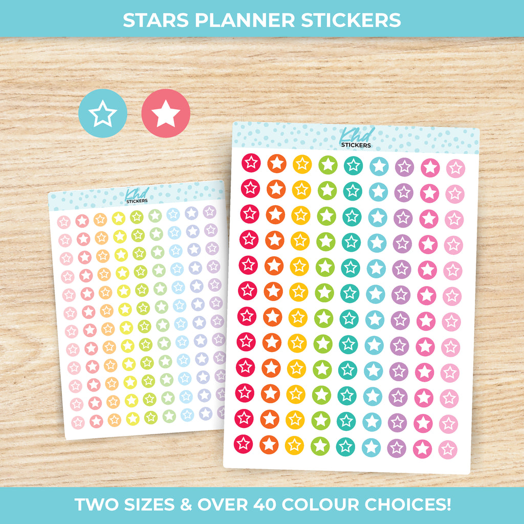 Stars Stickers Small