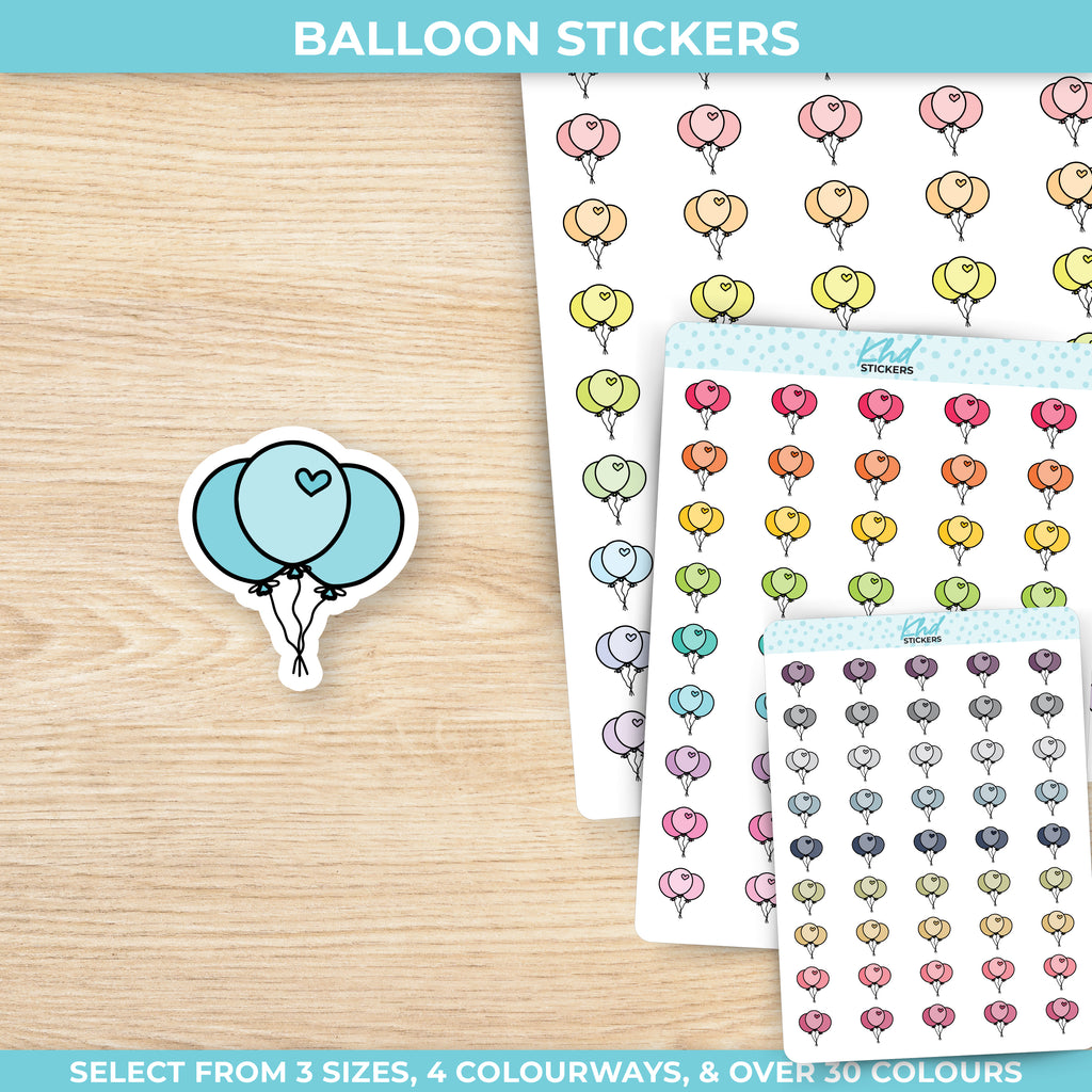 Balloon Stickers Small