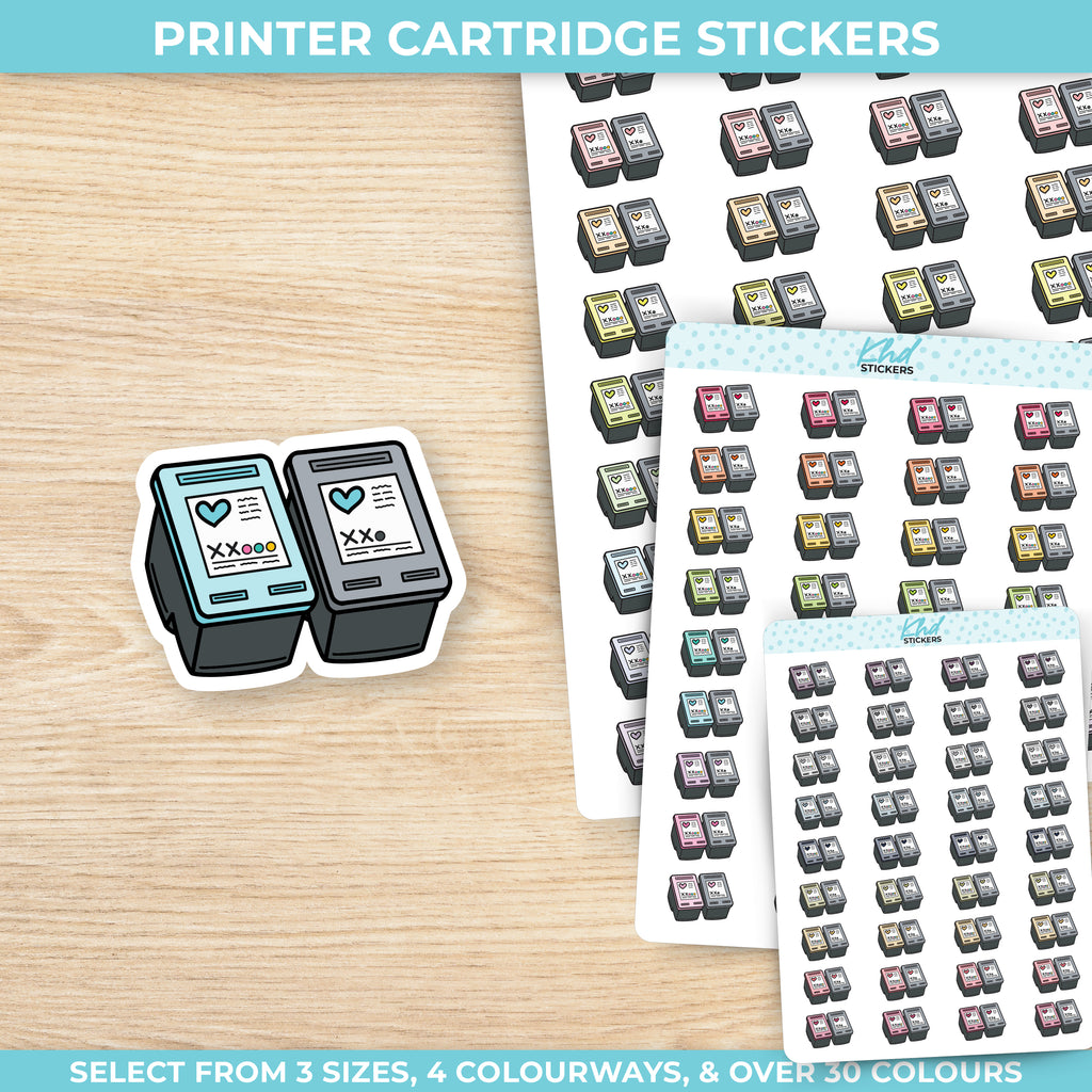 Printer Cartridge Stickers Small