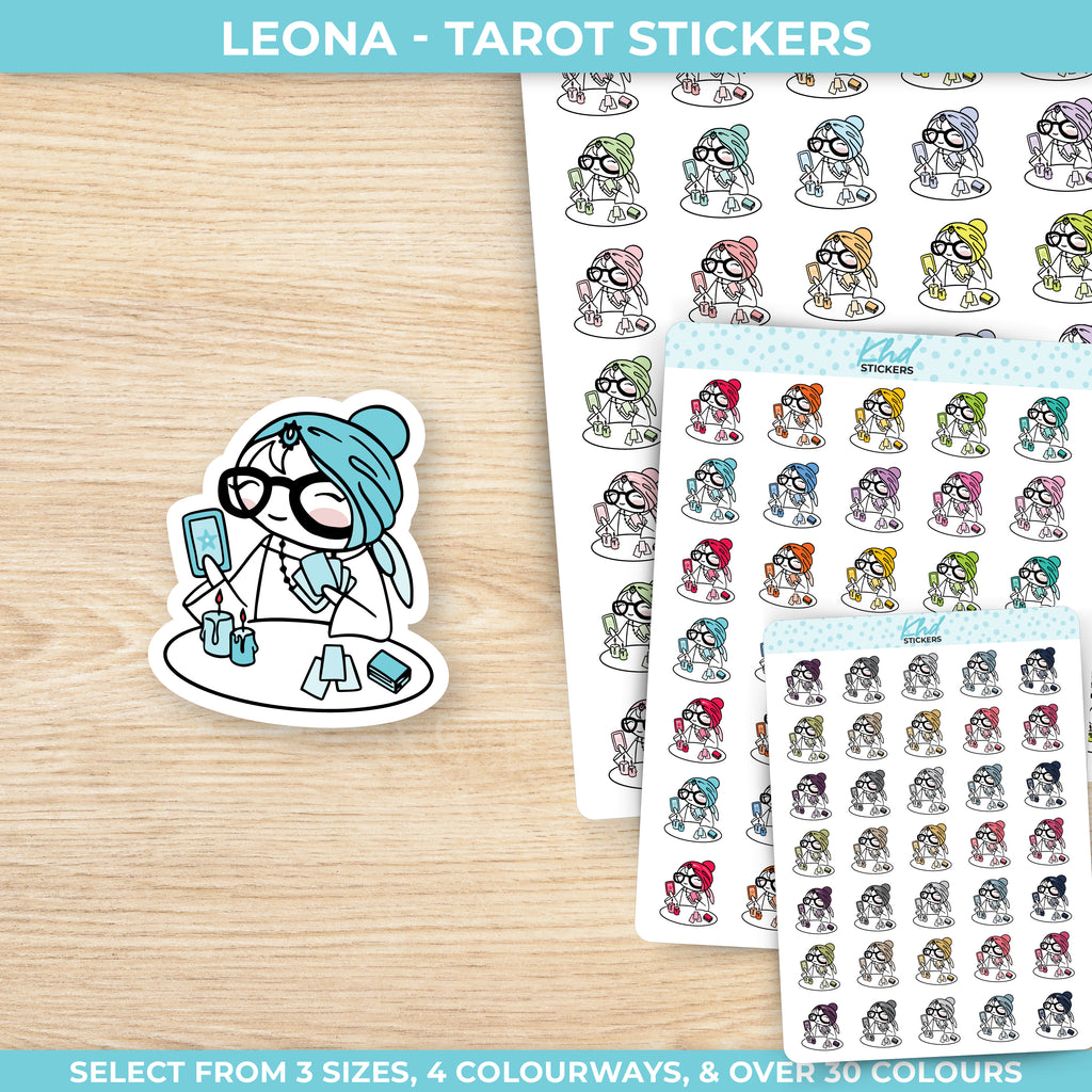 Planner Girl Tarot Stickers Small