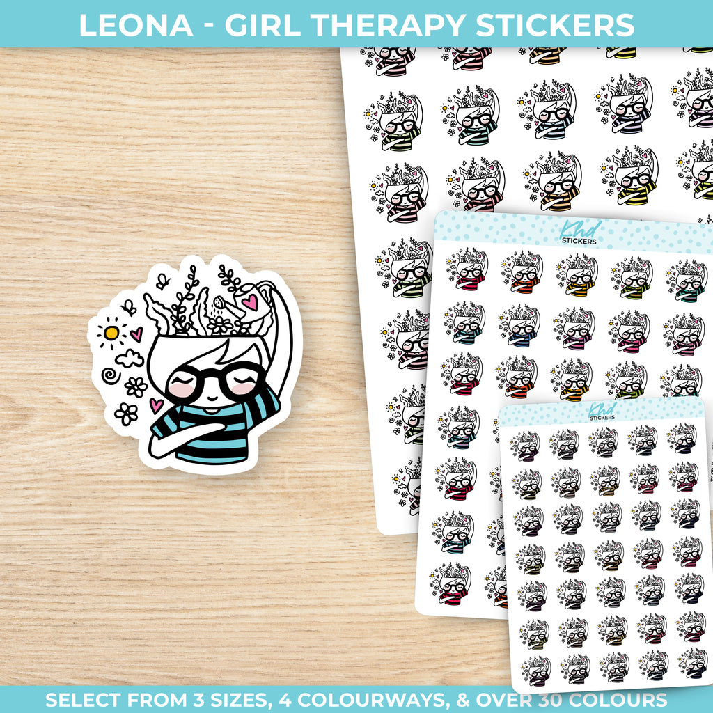 Planner Girl Therapy and Care Stickers Small