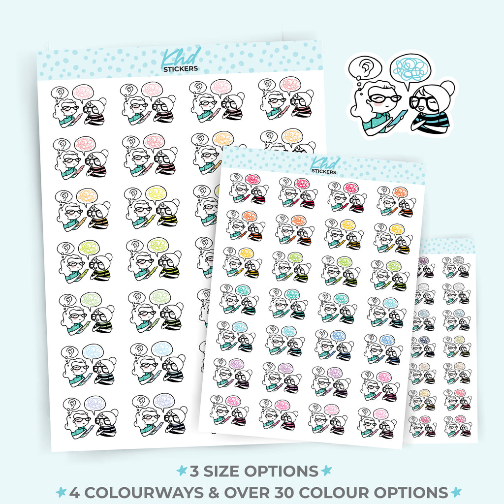 Planner Girl Therapy Stickers Small