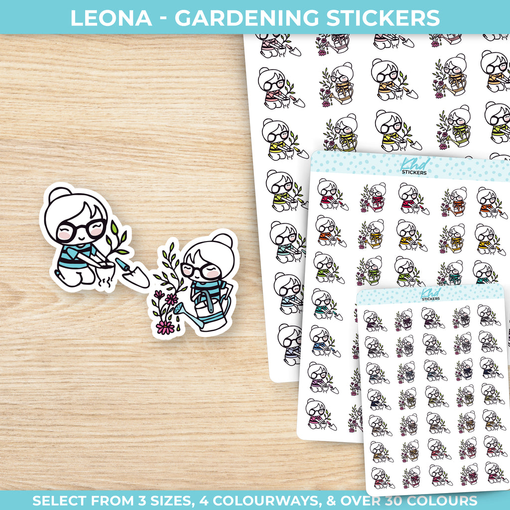 Planner Girl Gardening Stickers Small