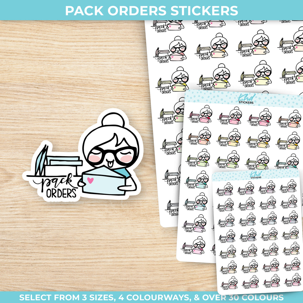 Pack Orders Stickers Small