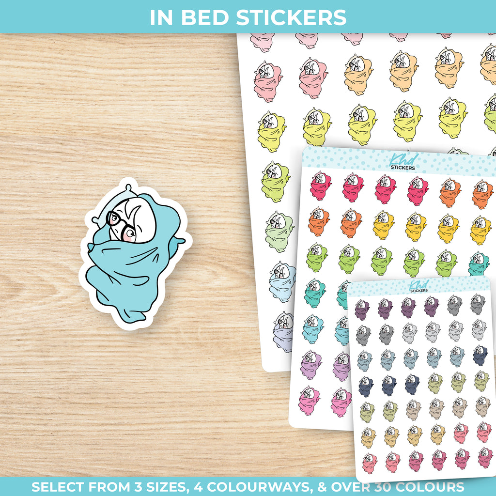 In Bed Stickers Small