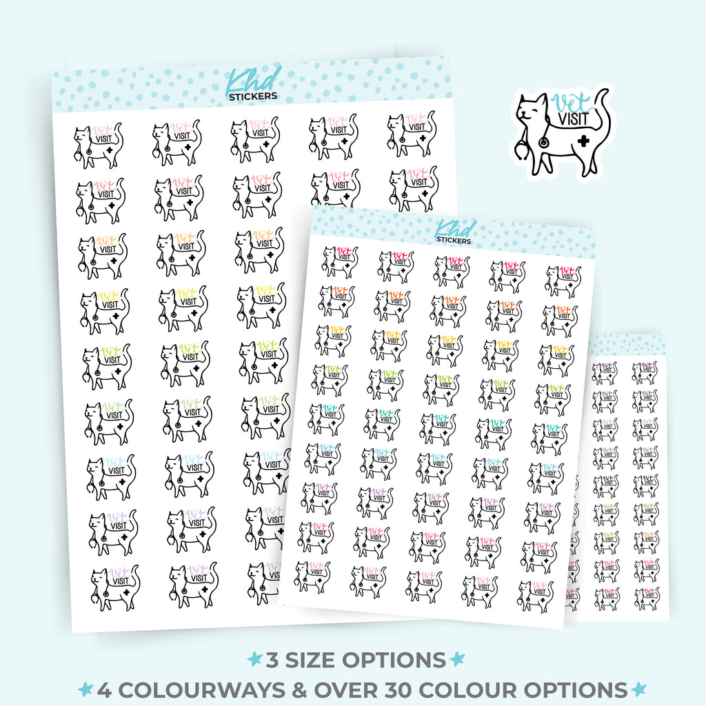 Cat Planner Stickers Small