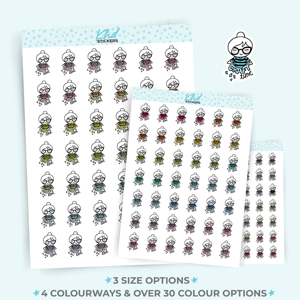 Planner Girl Craft Stickers Small