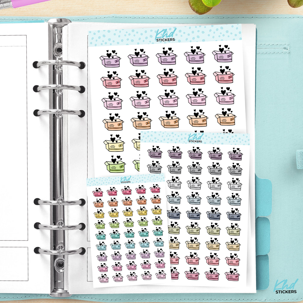 Happy Mail Package Planner Stickers Small