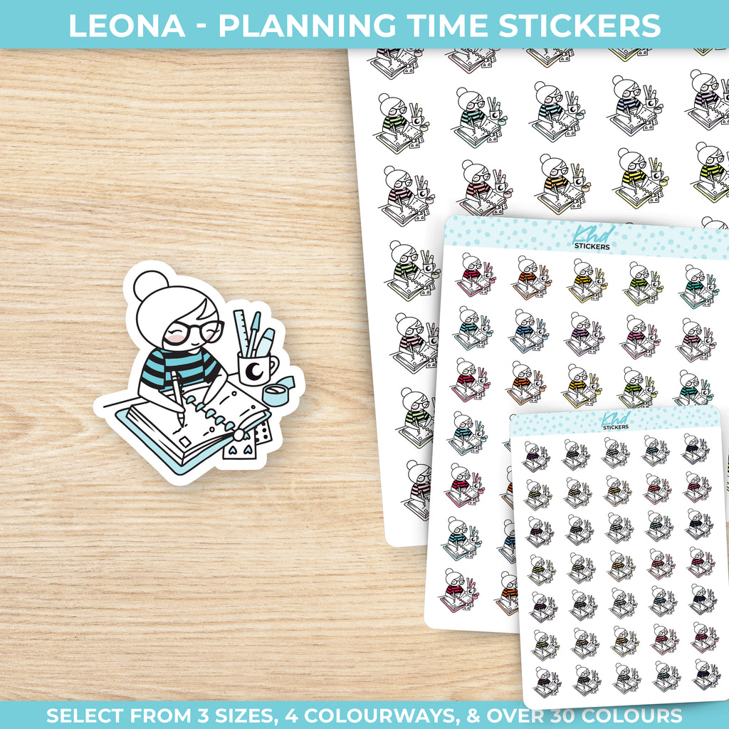 Planner Girl Planning Time Planner Stickers Small