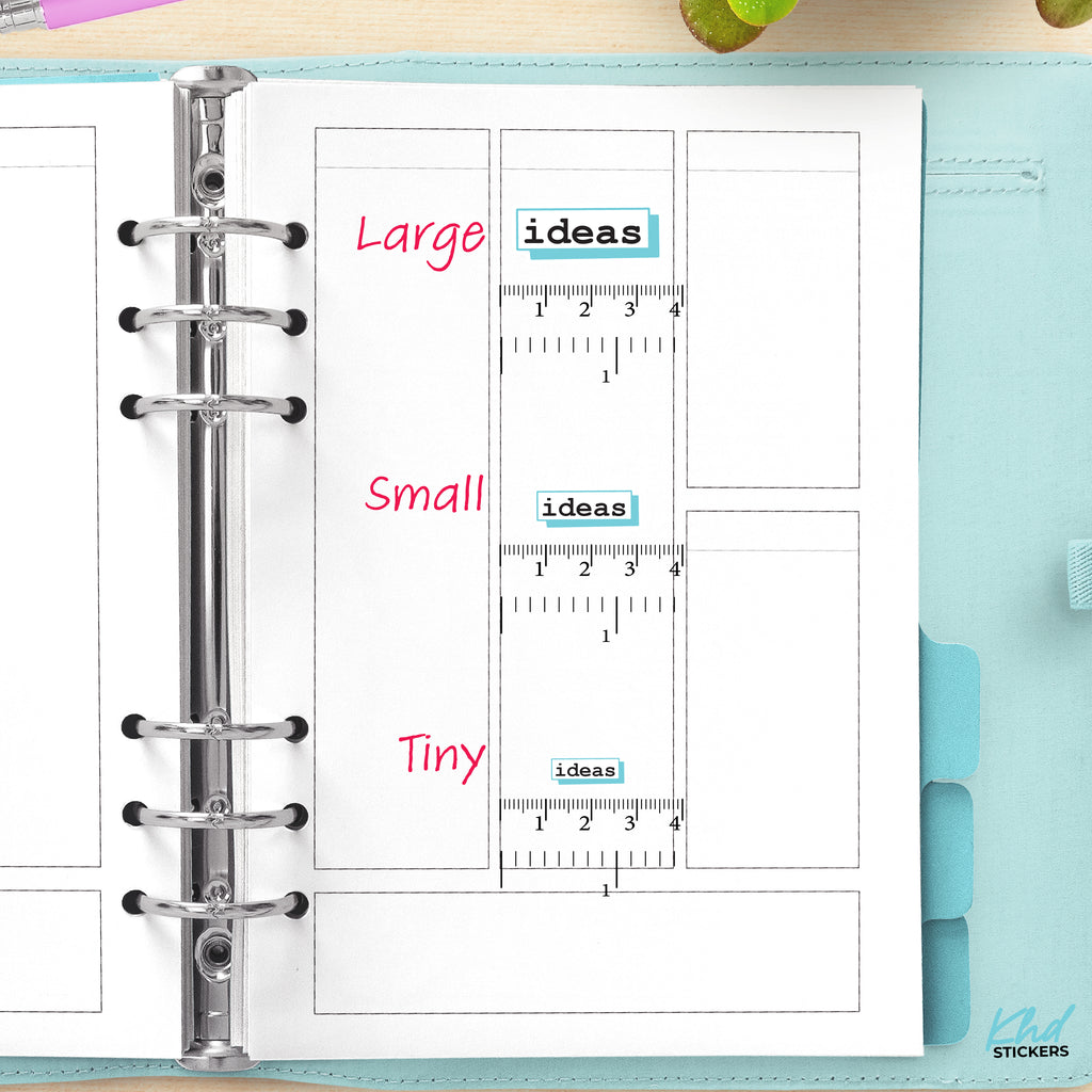 Ideas Planner Stickers Small