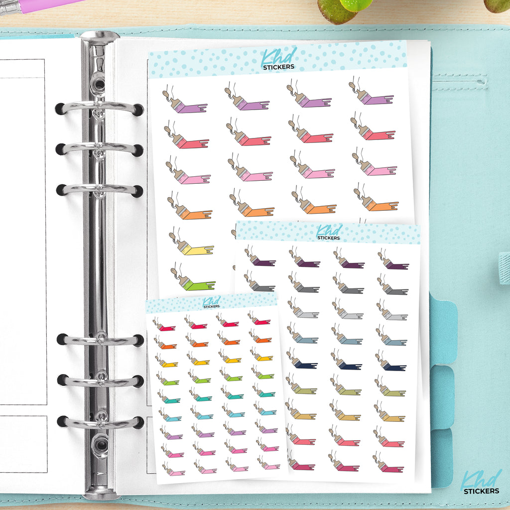 Painting Planner Stickers Small