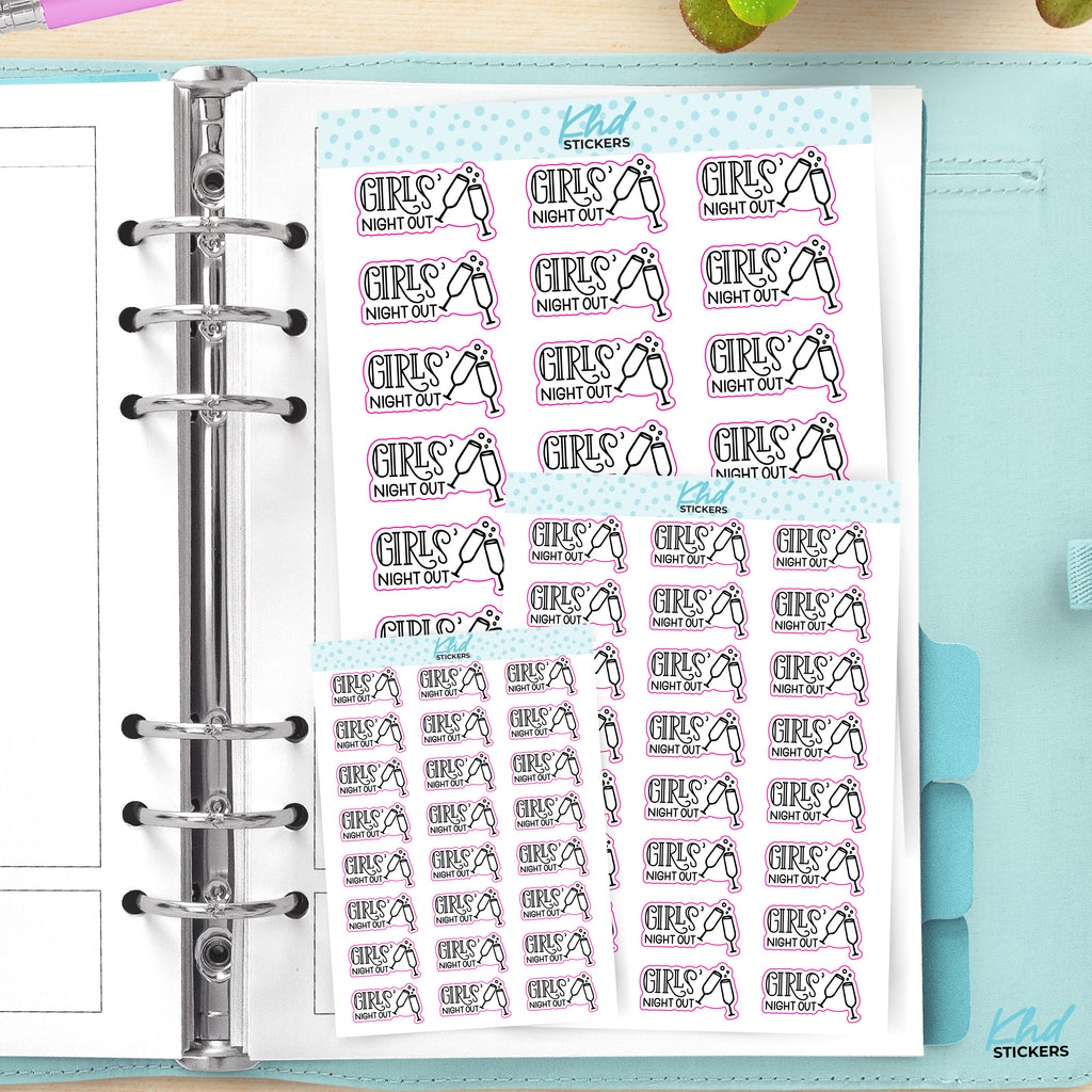 Girls Night Out Planner Stickers Small