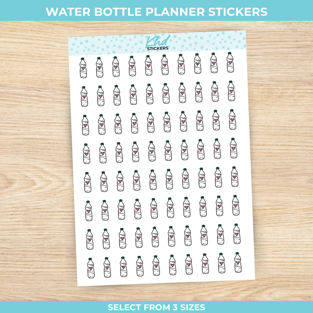 Water Bottle Stickers Small