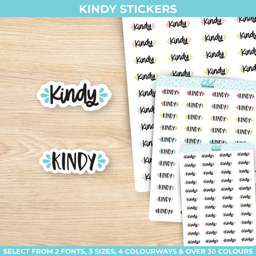 Kindy Stickers Stickers Small