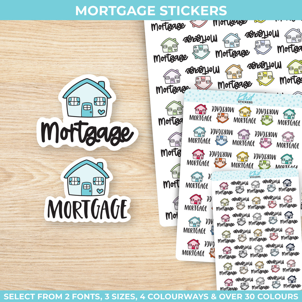 Mortgage Planner Stickers Small