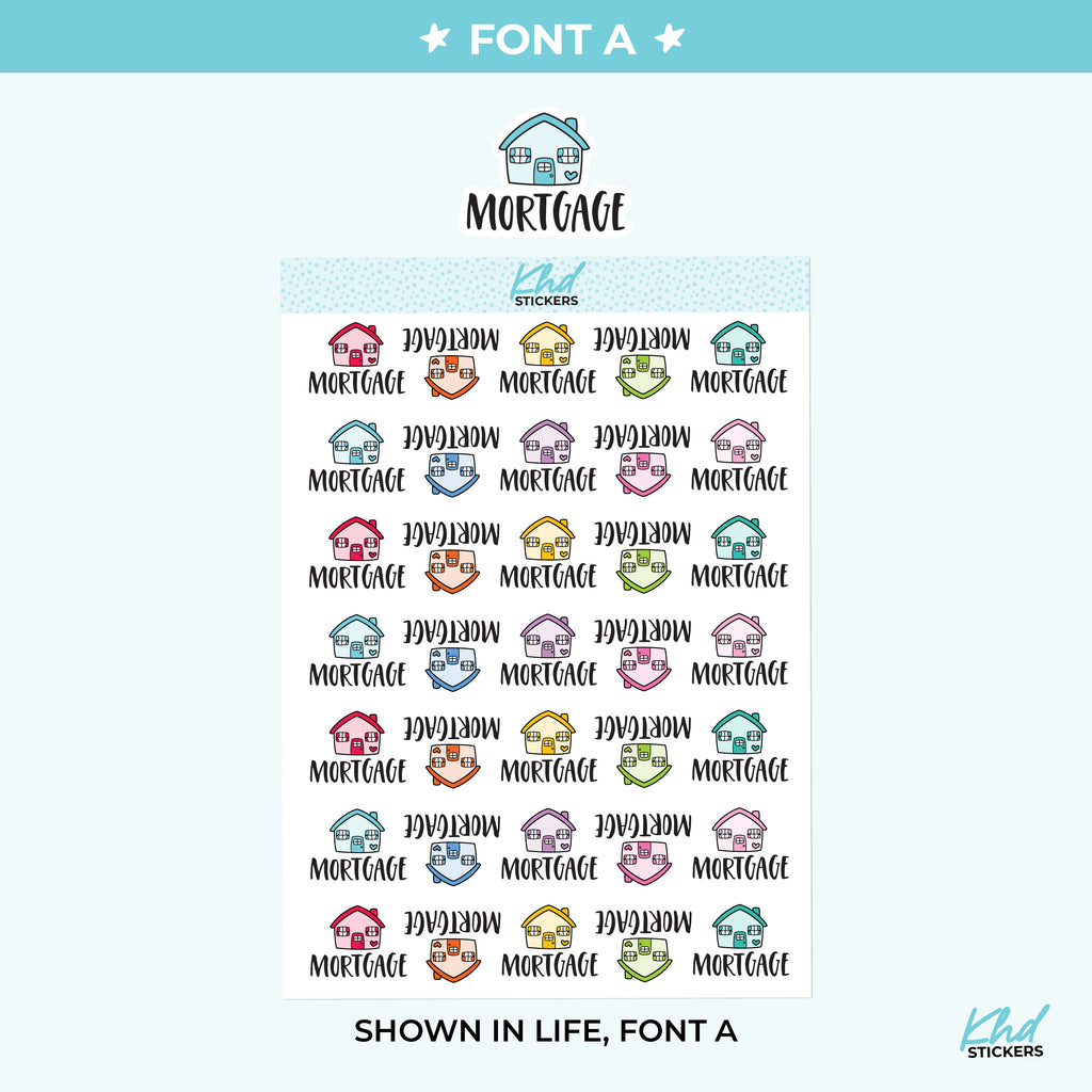 Mortgage Planner Stickers Small