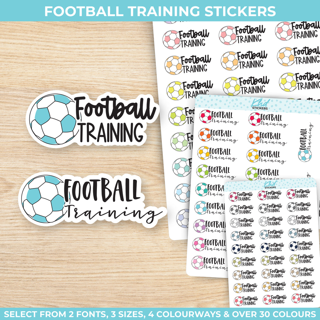 Football training Stickers Small