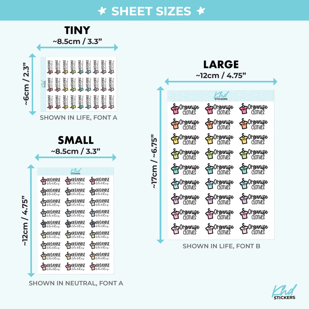 Organise Clothes Small