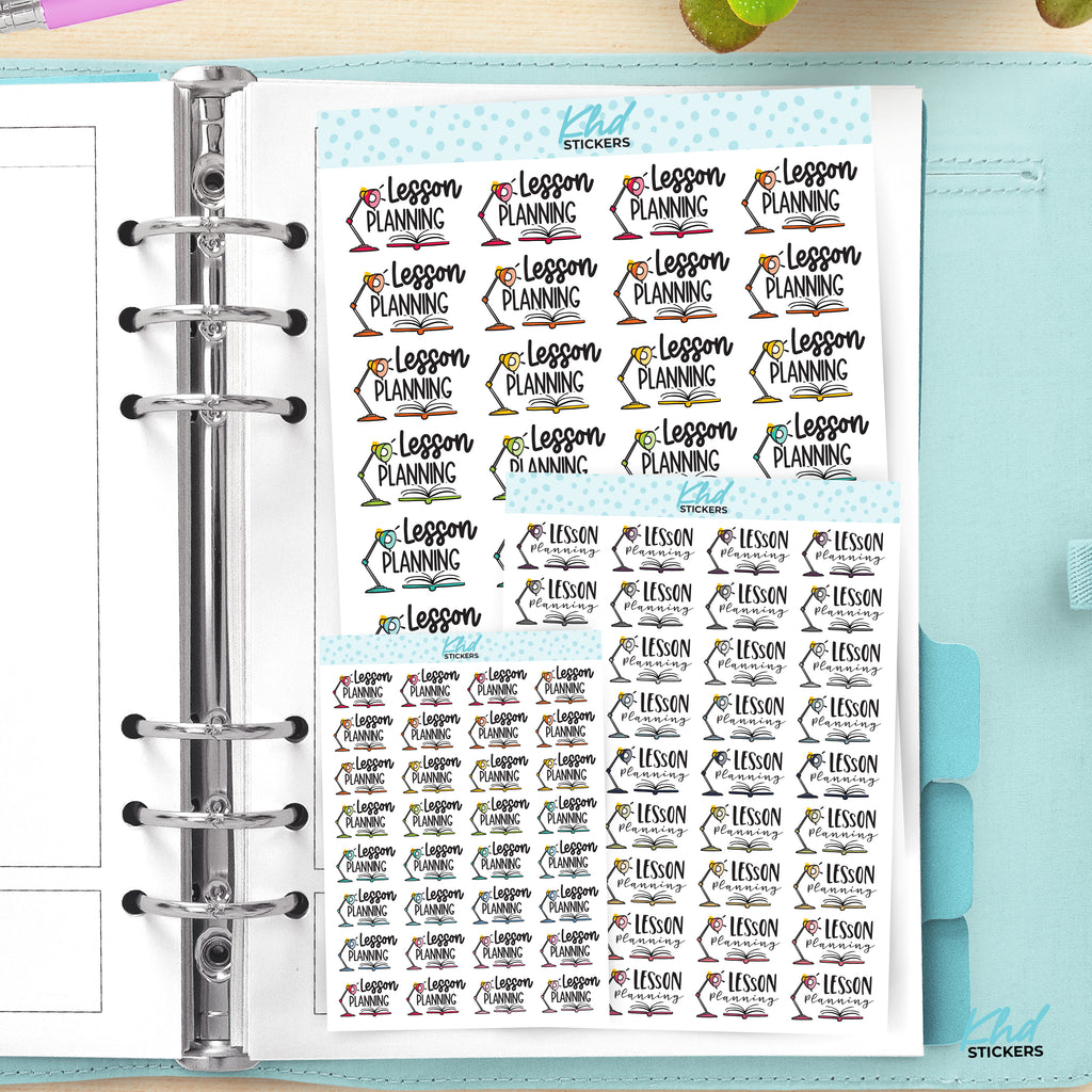 Lesson Planner Planner Stickers Small