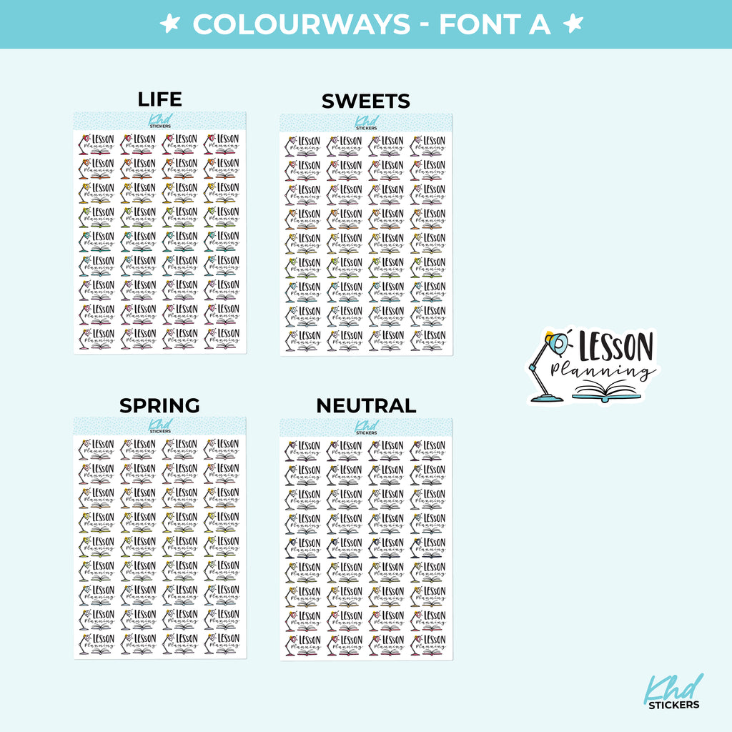 Lesson Planner Planner Stickers Small