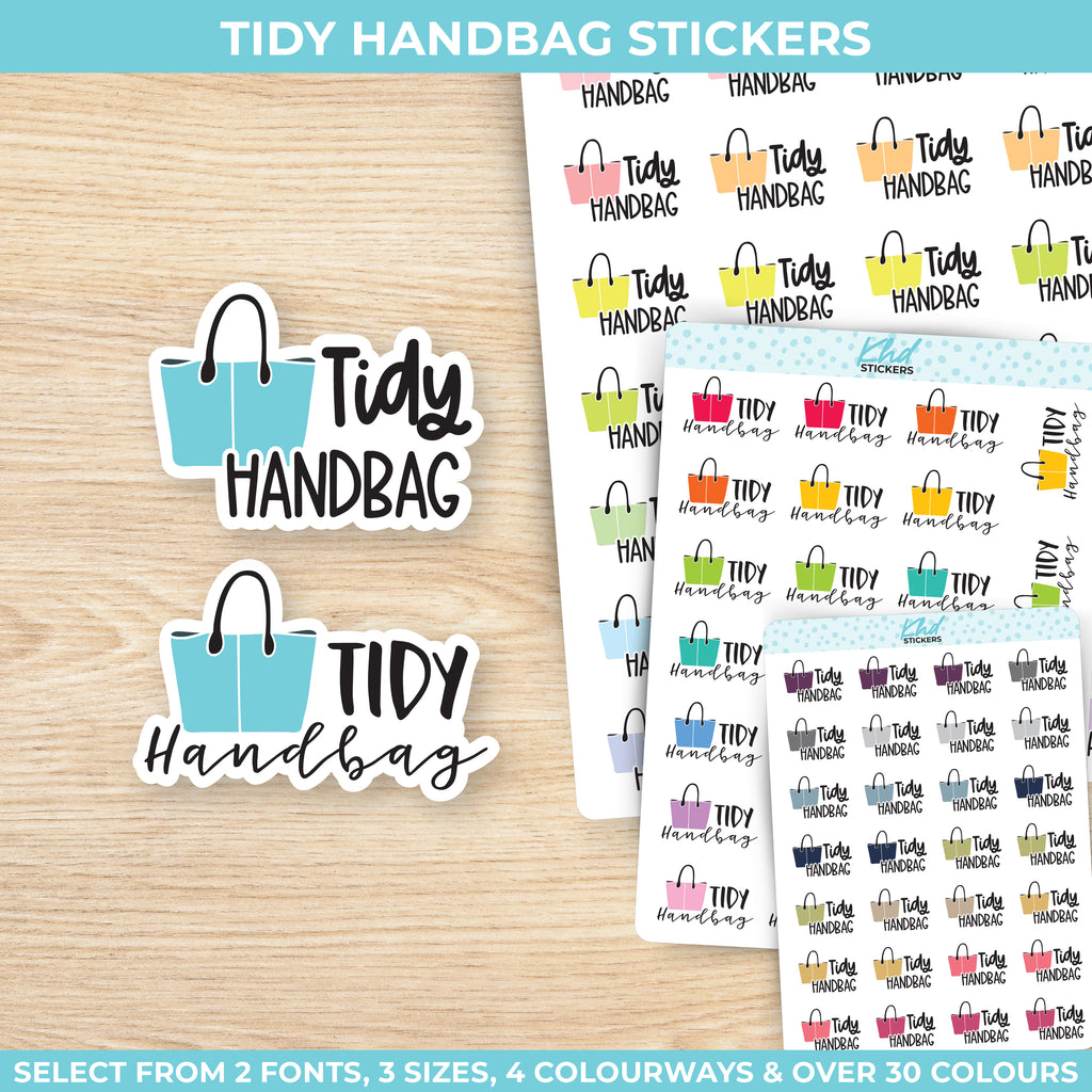 Tidy Handbag Stickers Small