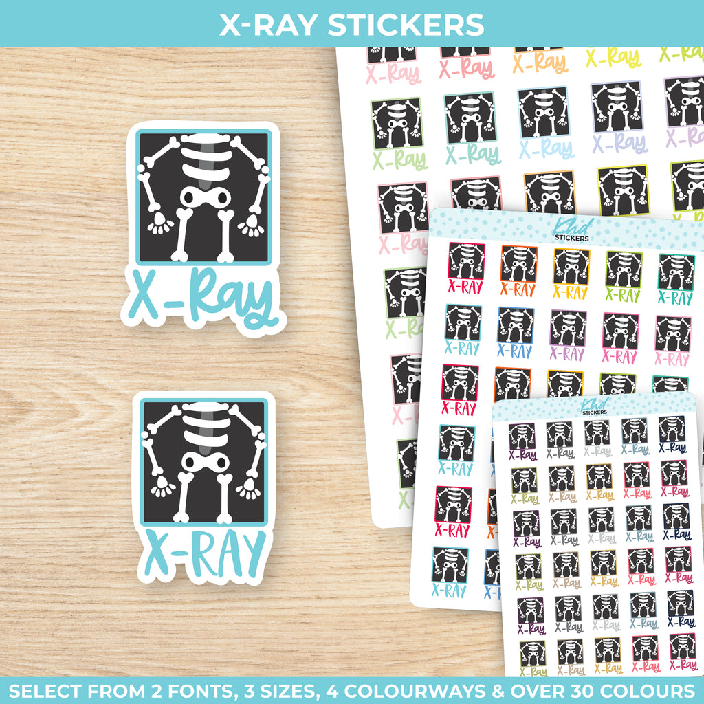 X-Ray Stickers Small