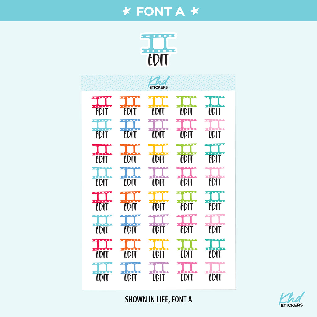 Edit Planner Stickers Small