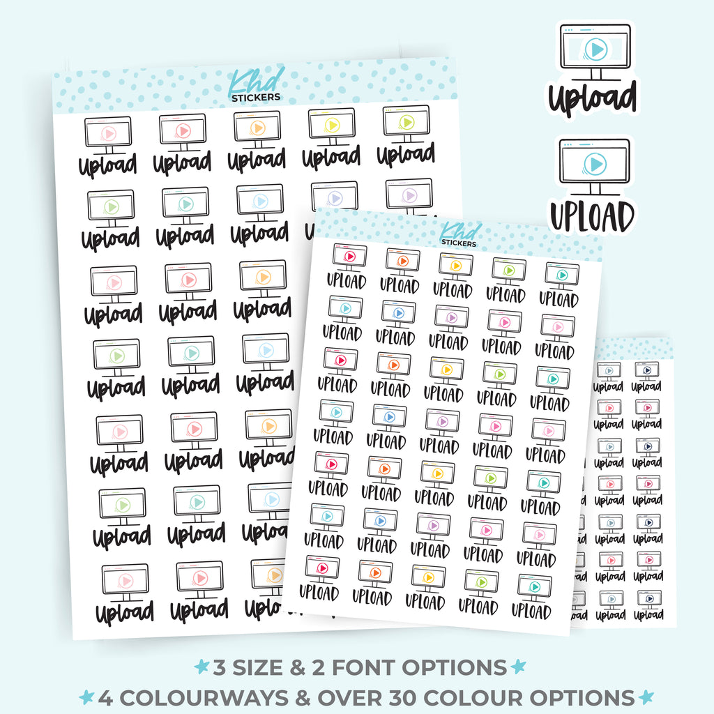 Upload Planner Stickers Small