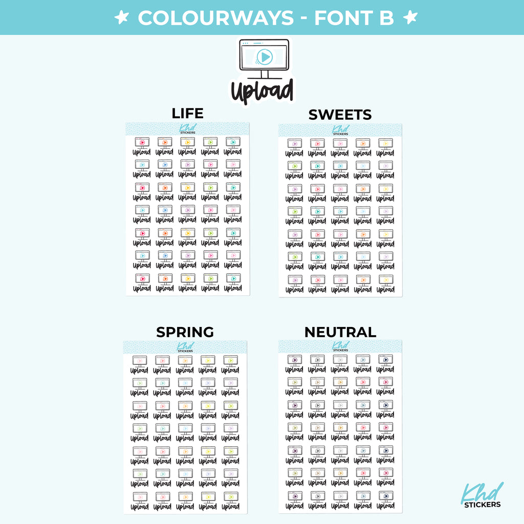 Upload Planner Stickers Small