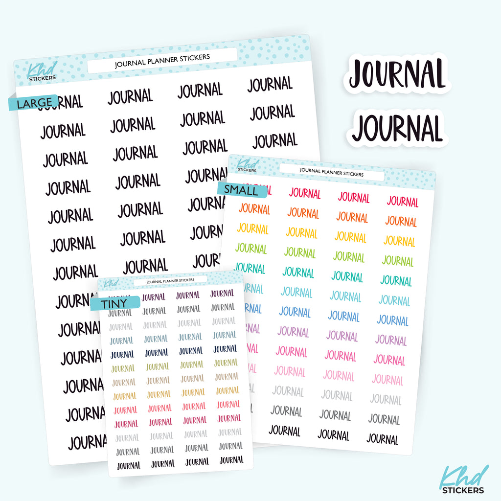 Journal Planner Stickers Small