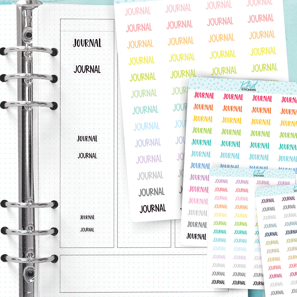 Journal Planner Stickers Small